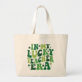Personalisieren Sie die St. Patrick's Day Teacher Jumbo Stoffbeutel