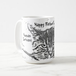 Personalisieren Sie die Tasse des Cat Vatertages