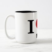 Personalisieren Sie die Tasse des Kaffees. (Links)