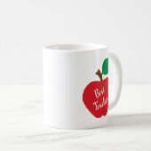 Personalisieren Sie die Tasse für Apple Best Teach (VorderseiteRechts)