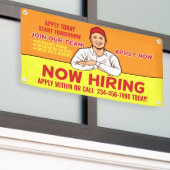 Personalisieren Sie die Techniker, die die Install Banner (Äußeres Gebäude)