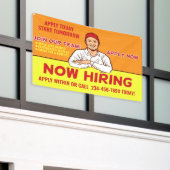 Personalisieren Sie die Techniker, die die Install Banner (Äußeres Gebäude)