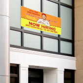 Personalisieren Sie die Techniker, die die Install Banner (Äußeres Gebäude)