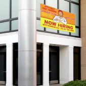 Personalisieren Sie die Techniker, die die Install Banner (Äußeres Gebäude)