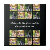 Personalisieren Sie die Textsammlung und die Keram Fliese (Vorderseite)