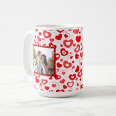 Personalisieren Sie die Valentinstag Foto Tasse (Vorderseite Links)