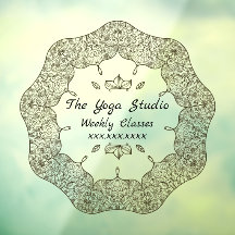 Personalisieren Sie die Vorderseite der Yoga Busin