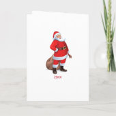 Personalisieren Sie die Weihnachtskarte für den St Karte (Rückseite)