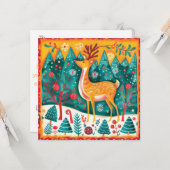 Personalisieren Sie die Weihnachtswoche für den Re Karte (Vorderseite/Rückseite Beispiel)