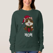 Personalisieren Sie die Weihnachtszeit Guinea Schw Sweatshirt (Vorderseite)