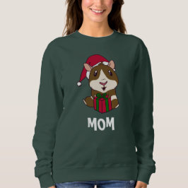Personalisieren Sie die Weihnachtszeit Guinea Schw Sweatshirt