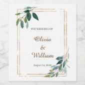 Personalisieren Sie die Weinlese Weinetikett (Einzelnes Label)