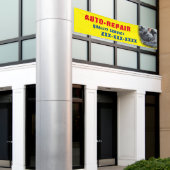 Personalisieren Sie die Werbung für den Kfz-Repara Banner (Äußeres Gebäude)