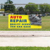 Personalisieren Sie die Werbung für den Kfz-Repara Banner (Insitu)