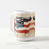 Personalisieren Sie die zweite Tasse Coffee USA Fl (Vorderseite Links)