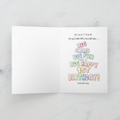 Personalisieren Sie diese BIG 1. Karte (Innenseite)