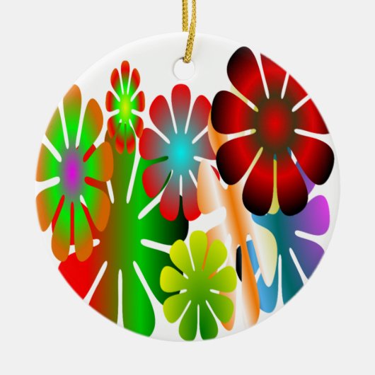 Personalisieren Sie diese Blume Power Ornament (Vorne)