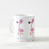 Personalisieren Sie diese Fun Flamingo Tasse (Vorderseite Links)