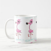 Personalisieren Sie diese Fun Flamingo Tasse (Links)