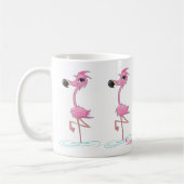 Personalisieren Sie diese Fun Flamingo Tasse (Links)