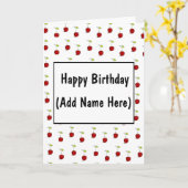 Personalisieren Sie diese Happy Birthday Card Karte (Gelbe Blume)