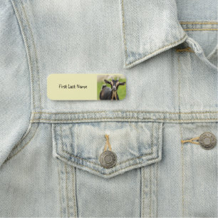 Personalisieren Sie diese Niedliche Zuchtziege Namensschild