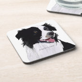 Personalisieren Sie diese Vorlage mit Ihrem Foto u Getränkeuntersetzer (Linke Seite)