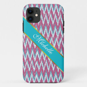 Personalisieren Sie diesen Aquamarinen Glitzer Zig Case-Mate iPhone Hülle
