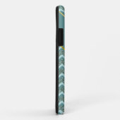 Personalisieren Sie diesen Aquamarinen Glitzer Zig Case-Mate iPhone Hülle (Hinten/Rechts)