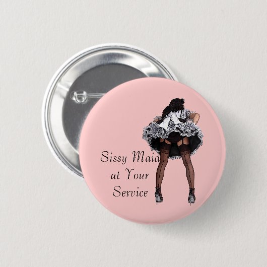 Personalisieren Sie diesen Maid-Button Button (Vorne & Hinten)