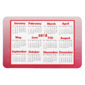 Personalisieren Sie diesen Mini-Kühlschrank-Kalend Magnet (Horizontal)