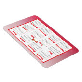 Personalisieren Sie diesen Mini-Kühlschrank-Kalend Magnet (Rechte Seite)