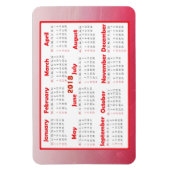 Personalisieren Sie diesen Mini-Kühlschrank-Kalend Magnet (Vertikal)