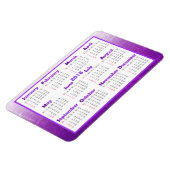 Personalisieren Sie diesen Mini-Kühlschrank-Kalend Magnet (Linke Seite)