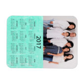 Personalisieren Sie diesen Mini-Kühlschrank-Kalend Magnet (Horizontal)