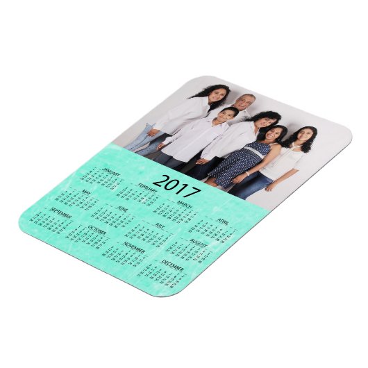 Personalisieren Sie diesen Mini-Kühlschrank-Kalend Magnet (Linke Seite)