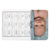 Personalisieren Sie diesen Mini-Kühlschrank-Kalend Magnet (Horizontal)