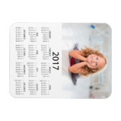 Personalisieren Sie diesen Mini-Kühlschrank-Kalend Magnet (Horizontal)