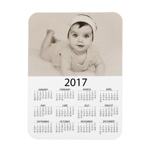 Personalisieren Sie diesen Minikalender für das Fo Magnet (Vertikal)