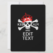 Personalisieren Sie diesen Text Behalten Calm Cros (Vorderseite)