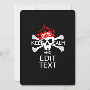 Personalisieren Sie diesen Text Behalten Calm Cros
