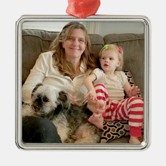 Personalisieren Sie diesen Weihnachtsschmuck mit I (Vorne)