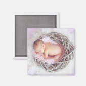 Personalisieren Sie dieses Baby Foto Magnet (Vorderseite/Rückseite)
