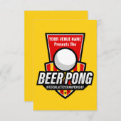 Personalisieren Sie dieses Beer Pong Logo (Vorne/Hinten)