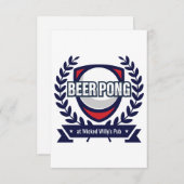 Personalisieren Sie dieses Beer Pong Logo (Vorne/Hinten)