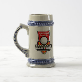 Personalisieren Sie dieses Beer Pong Logo Bierglas