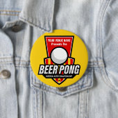 Personalisieren Sie dieses Beer Pong Logo Button (Beispiel)