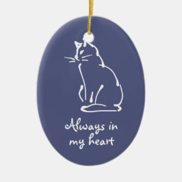 Personalisieren Sie dieses Cat Memorial Ornament