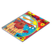 Personalisieren Sie dieses Groovy Camp Bären Note  Notizblock (Linke Seite)