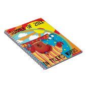 Personalisieren Sie dieses Happy Camper Bear Note  Notizblock (Rechte Seite)